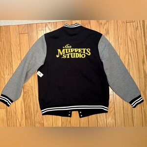 NWT Disney The Muppets Studio Varsity Jacket, Size Large